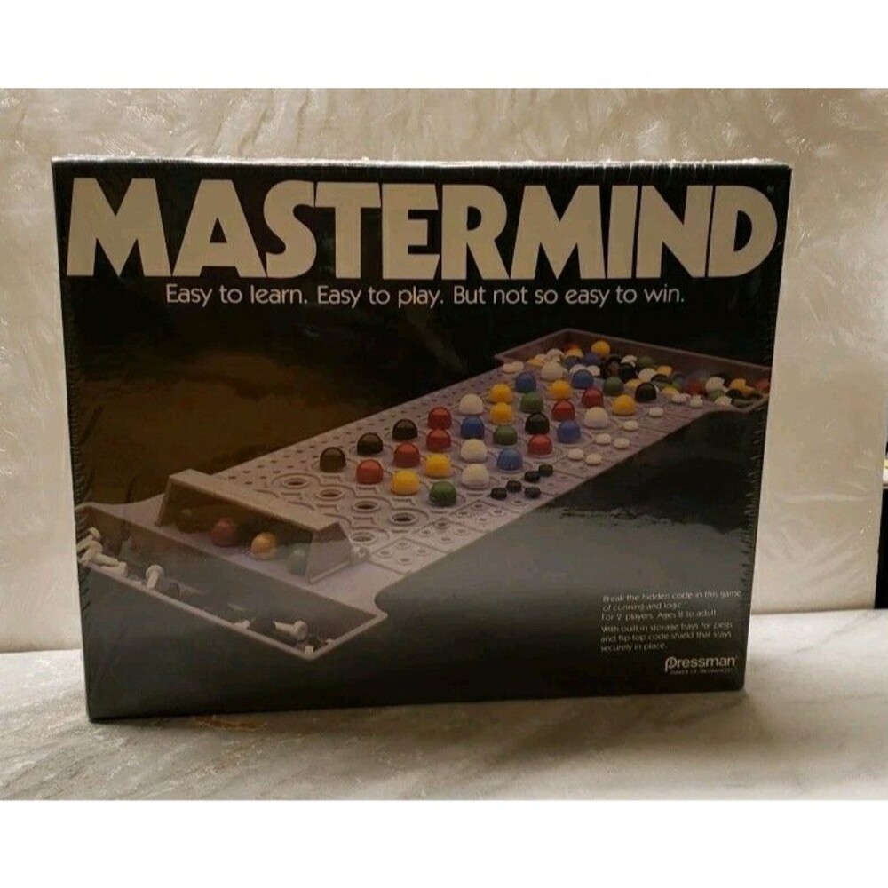 Mastermind Vintage Board Game By Pressman 1981 Brand New Sealed #3016